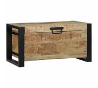 vidaXL Storage Chests Brown 60 x 30 x 30 cm Solid Mango wood, Bedroom Storage, Rectangular Chests, Industrial Style Organizer, Rustic Furniture Solutions, Urban Loft Accessory