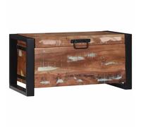 vidaXL Storage Chest/Trunk - Multicolour Reclaimed Wood, Stained Finish, Rectangular, Indoor Storage Solution, 60x30x30 cm
