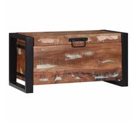 vidaXL Storage Chest/Trunk - Multicolour Reclaimed Wood, Stained Finish, Rectangular, Indoor Storage Solution, 60x30x30 cm