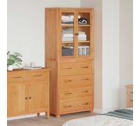vidaXL Storage Furniture Set with Drawer Brown Engineered wood