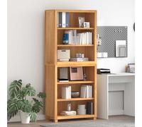 vidaXL Storage Furniture Set with Shelf 2 pcs Natural 80 x35 x 185 cm