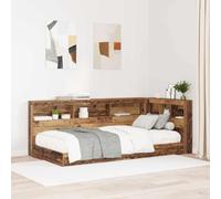 vidaXL Storage Headboard with Shelf Old Wood 75 cm Engineered Wood