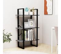 vidaXL Storage Shelf Grey 60x30x105 cm Solid Pine Wood