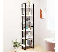 vidaXL Storage Shelf White 60x30x210 cm Engineered Wood UK HOT
