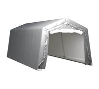 Storage Tent Outdoor Canopy Garden Tent Pavilion Carport Steel Grey vidaXL