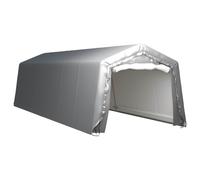Storage Tent Outdoor Canopy Garden Tent Pavilion Carport Steel Grey vidaXL