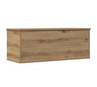 vidaXL storage trunk/storage box in artisan oak - 90x35x35 cm, natural wood, minimalist design for indoor spaces