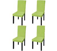 vidaXL Green Chair Cover 4 pcs - Stretchable, Washable, Universal Fit for Indoor and Outdoor Seating