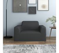 vidaXL Stretch Couch Slipcover Anthracite Polyester Jersey Couch Protector