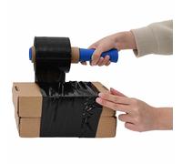 vidaXL Stretch Films 10 pcs Black 23 µm 10 cm x 300 m