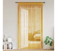 vidaXL String Curtains 2 pcs Gold 100x250 cm