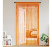 vidaXL String Curtains 2 pcs Orange 140x250 cm
