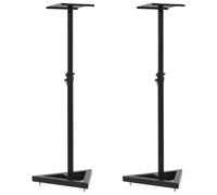 vidaXL Studio Monitor Speaker Stands 2 pcs Black Steel UK HOT
