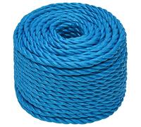 'vidaXL Sturdy Polypropylene Work Rope - Blue, UV-Resistant, Weather-Resistant - Ideal for Home, Garden, Workshop Use, 24 mm x 50 m