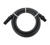 vidaXL Suction Hose Garden Hose Pipe with PVC Connectors Black 1" 4 m PVC