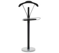 vidaXL Suit Stand Black and Grey Clothes Butler Storage Valet Rack Hanger