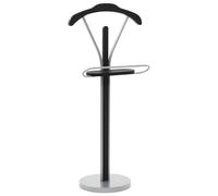 vidaXL Suit Stand Black and Grey Clothes Butler Storage Valet Rack Hanger