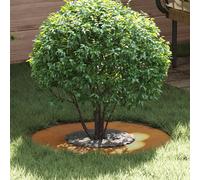 vidaXL suitable for Flat Tree Ring Brown Ø30 / 60 cm Weathering Steel