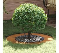 vidaXL suitable for Flat Tree Ring Brown Ø50 / 80 cm Weathering Steel