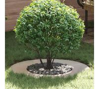 vidaXL suitable for Flat Tree Ring Silver Ø40 / 70 cm Stainless steel