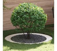 vidaXL suitable for Flat Tree Ring White Ø90 / 120 cm Steel