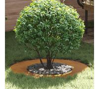 vidaXL suitable for Flat Tree Rings 5 pcs Brown Ø40 / 70 cm