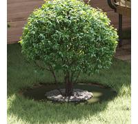 vidaXL suitable for Flat Tree Rings 5 pcs Olive green Ø30 / 60 cm Steel