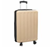 vidaXL Suitcase Folding Champagne 43 x 27 x 66 cm ABS Plastic