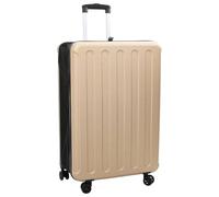 vidaXL Suitcase Folding Champagne 50 x 30 x 76 cm ABS Plastic, Travel Bag, Large Capacity, Lightweight Suitcase, Functional Opening, Comfortable Carrying, Versatile Storage, Stylish Design