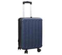 vidaXL Suitcase Folding Dark Blue 34 x 23 x 55.5 cm ABS Plastic, Travel Bag, Large Capacity, Lightweight Suitcase, Functional Opening, Comfortable Carrying, Versatile Storage, Stylish Design