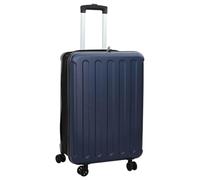 vidaXL Suitcase Folding Dark Blue 43 x 27 x 66 cm ABS Plastic, Travel Bag, Large Capacity, Lightweight Suitcase, Functional Opening, Comfortable Carrying, Versatile Storage, Stylish Design