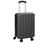 vidaXL Suitcase Folding Dark grey 34 x 23 x 55.5 cm ABS Plastic