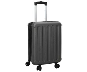vidaXL Suitcase Folding Dark grey 34 x 23 x 55.5 cm ABS Plastic