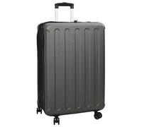 vidaXL Suitcase Folding Dark Grey 50 x 30 x 76 cm ABS Plastic, Travel Bag, Large Capacity, Lightweight Suitcase, Functional Opening, Comfortable Carrying, Versatile Storage, Stylish Design