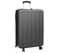 vidaXL Suitcase Folding Dark grey 50 x 30 x 76 cm ABS Plastic | Grows in size with extra sections for more packing space, Made from tough polycarbonate for great protection,
