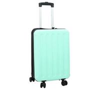 vidaXL Suitcase Folding Mint green 34 x 23 x 55.5 cm ABS Plastic