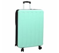 vidaXL Suitcase Folding Mint Green 50 x 30 x 76 cm ABS Plastic, Travel Bag, Large Capacity, Lightweight Suitcase, Functional Opening, Comfortable Carrying, Versatile Storage, Stylish Design