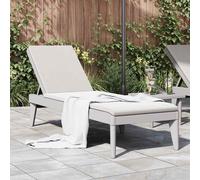vidaXL Sun Lounger Grey 186x60x29 cm PP UK