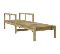 vidaXL Sun Lounger 199.5x62x55 cm Impregnated Wood Pine