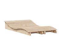 vidaXL Sun Loungers Sun Bed Day Bed Outdoor Lounge Chair 2 pcs Solid Wood Pine