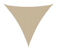 vidaXL Sun Shade Sail Awning Canopy Cover Beige 2x2x2 m 100% Polyester Oxford