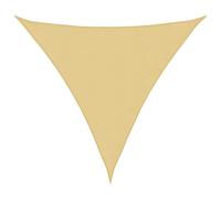 vidaXL Sun Shade Sail Awning Canopy Cover Sand 5x5x5 m 100% Polyester Oxford