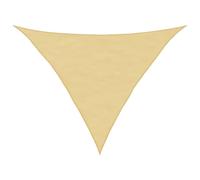 vidaXL Sun Shade Sail Awning Canopy Cover Sand 5x5x6 m 100% Polyester Oxford