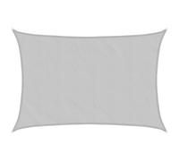 vidaXL Sun Shade Sail Awning Canopy Light Grey 2.5x2 m 100% Polyester Oxford