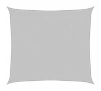 vidaXL Sun Shade Sail Awning Canopy Light Grey 3x2.5 m 100% Polyester Oxford