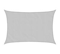 vidaXL Sun Shade Sail Awning Canopy Light Grey 4.5x3 m 100% Polyester Oxford