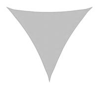vidaXL Sun Shade Sail Awning Canopy Light Grey 4x4x4 m 100% Polyester Oxford