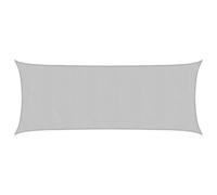 vidaXL Sun Shade Sail Awning Canopy Light Grey 5x2 m 100% Polyester Oxford