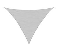 vidaXL Sun Shade Sail Awning Canopy Light Grey 5x5x6 m 100% Polyester Oxford