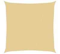 vidaXL Sun Shade Sail Sand 4x4 m 100% Polyester Oxford